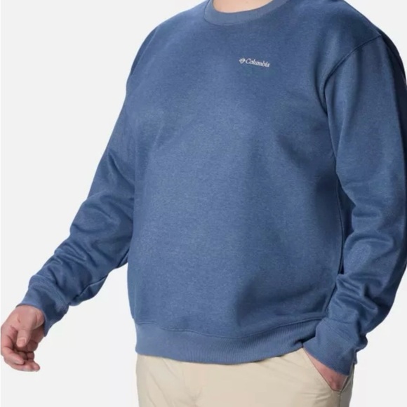 Columbia Men's Crewneck Sweater in Blue - Picture 1 of 8